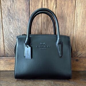 Coach Andrea Carryall Bag. Black Leather Women's Bag